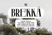 MC Brekkå - Font, a Serif Font by McLetters (Thumbnail 1 of 11)