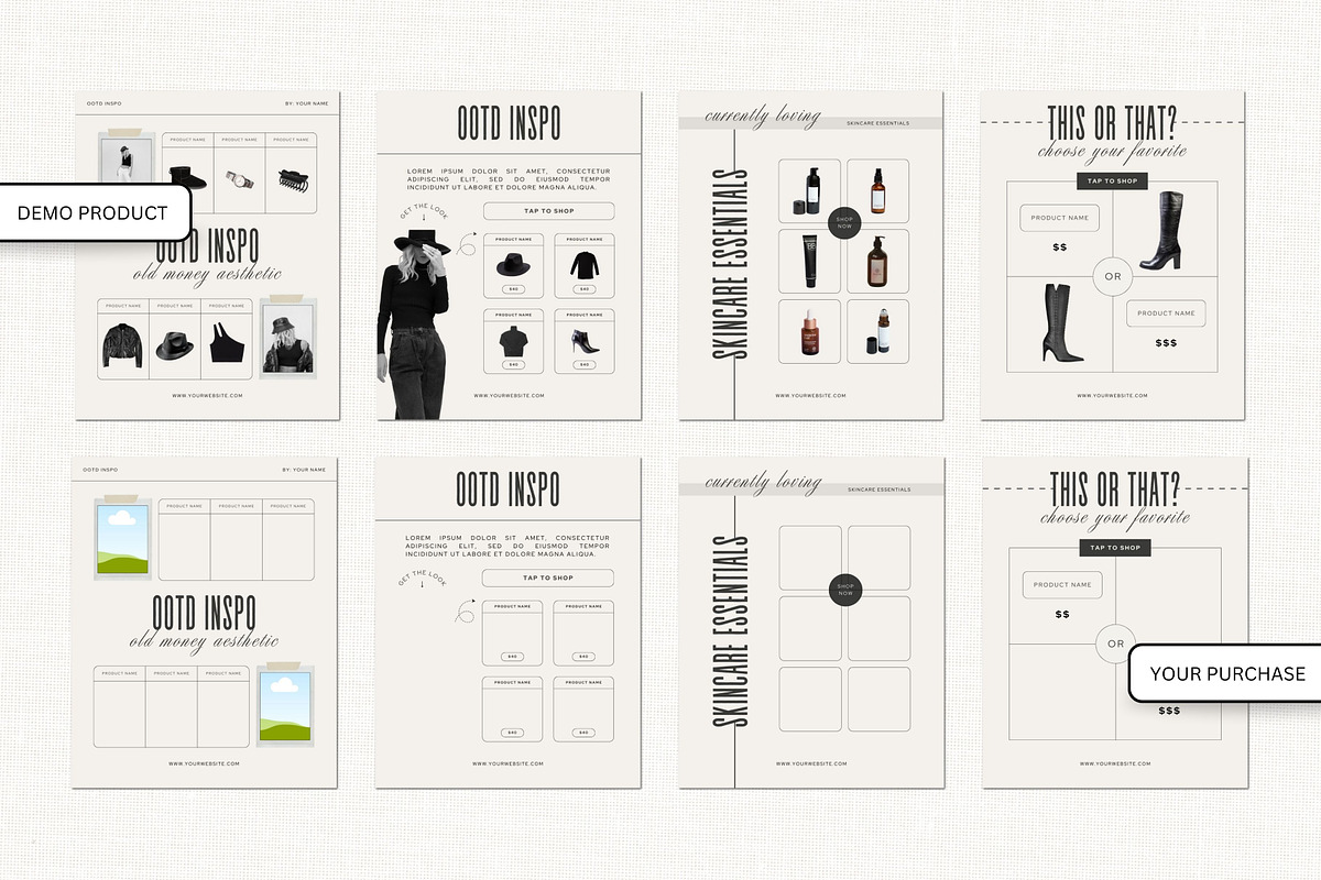Fashion Blogger LTK Template, a Social Media Template by Deb Creative Studio (Photo 6 of 10)