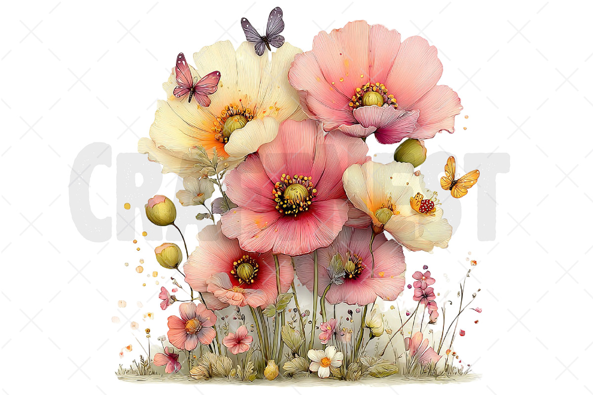 Whimsical Meadow Scenes Clipart, an Illustration by Craft Nest (Photo 11 of 12)