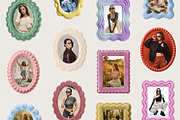 Funky 3D Wavy Frames Y2K Aesthetic, an Object Graphic by OliaMuseDesign (Thumbnail 3 of 7)