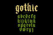 Gothic vector letters - 023, an Object Graphic by GeekClick (Thumbnail 6 of 12)
