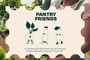 Pantry Friends, a Food Illustration by natahamilton (Thumbnail 1 of 15)