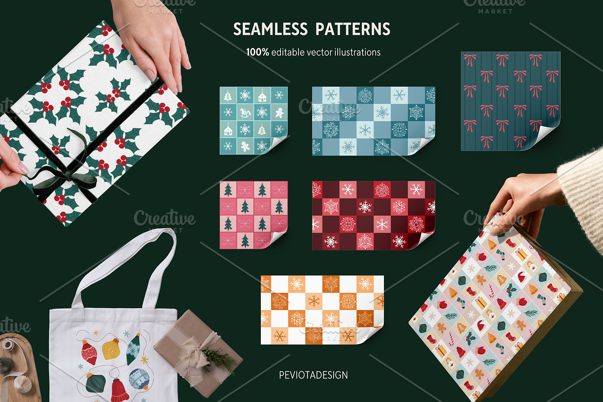 Big winter festive collection, a Seasonal Illustration by Peviotadesign (Photo 12 of 14)