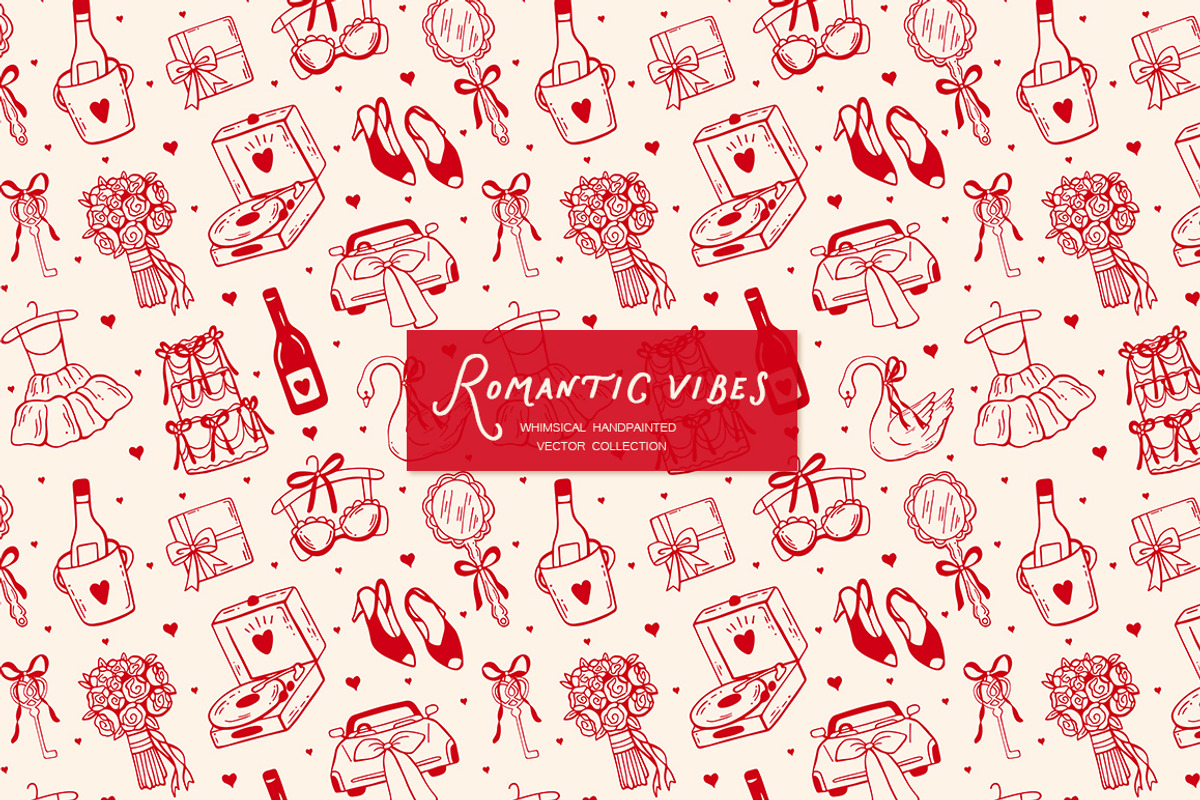 Whimsical Set Romantic Vibes, an Object Graphic by ViktoriyaD (Photo 19 of 19)