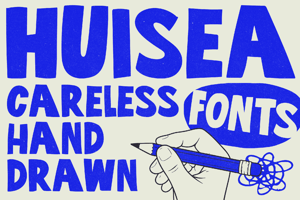 Huisea - Hand Drawn Fonts, a Handwritten Font by Konstantine Studio (Photo 1 of 6)