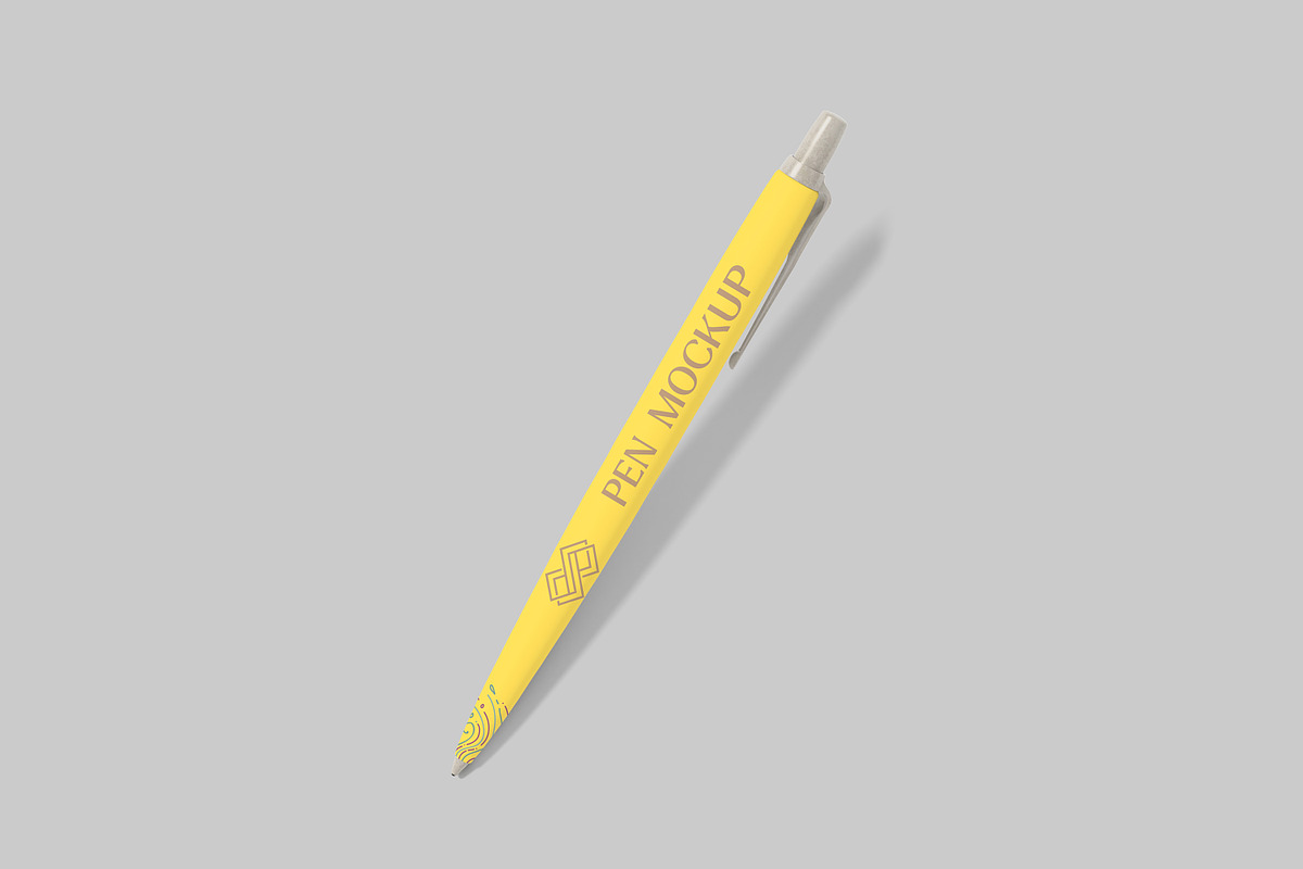 High-Quality Pen Mockup, a Pens & Pencil Mockup by safrizalstudio (Photo 1 of 4)