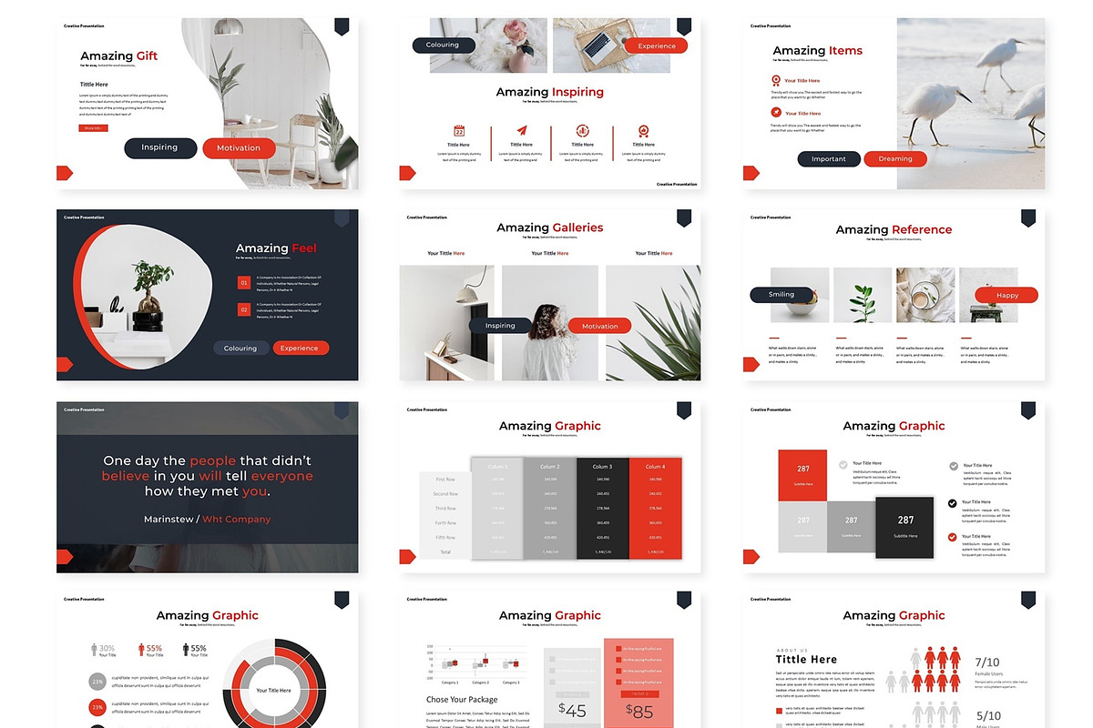 Clean Style - Powerpoint Template, a Presentation Template by AQR Studio