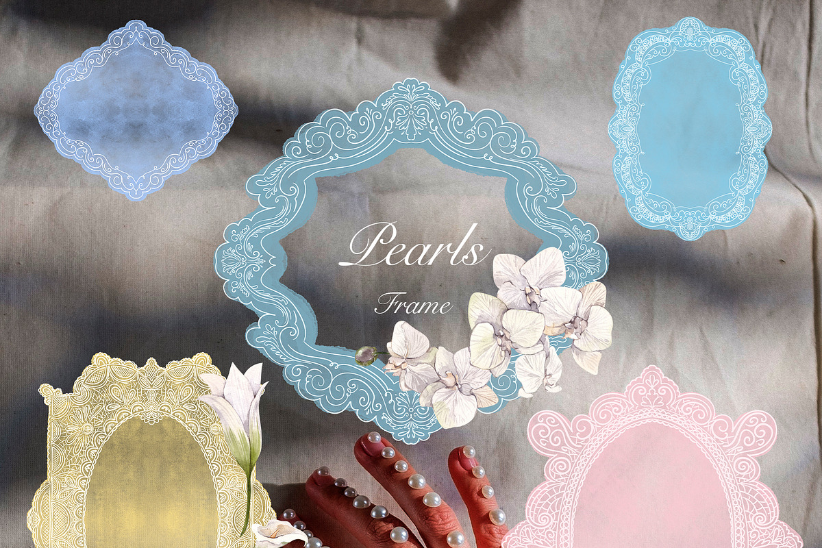Pearls. Watercolor and graphic, an Object Graphic by ma_i_vi (Photo 5 of 10)