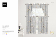 Cafe Curtains and Valance Mockup, a Household Mockup by Creatsy (Thumbnail 1 of 7)