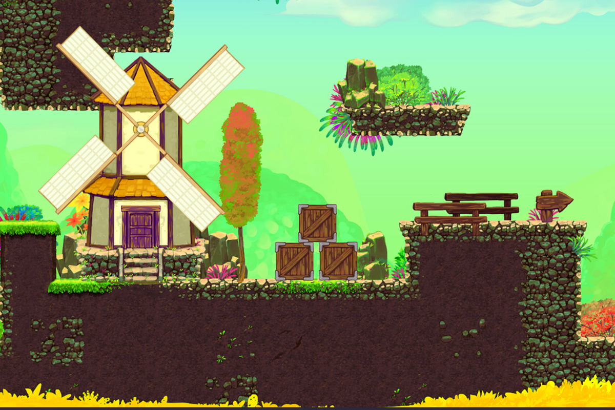 The Old Windmill - Game Tileset, a Graphic by LudicArts (Photo 3 of 4)