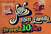 Citronela Type Family / 10 fonts, a Script Font by Andinistas Fonts (Thumbnail 3 of 5)