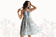 Cute Woodland Animals Pattern, a Pattern Graphic by StudioGlouna (Thumbnail 4 of 6)