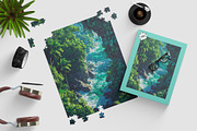 Dye sublimation Puzzle Mockup 16x20, a Household Mockup by GraphicVil (Thumbnail 9 of 9)