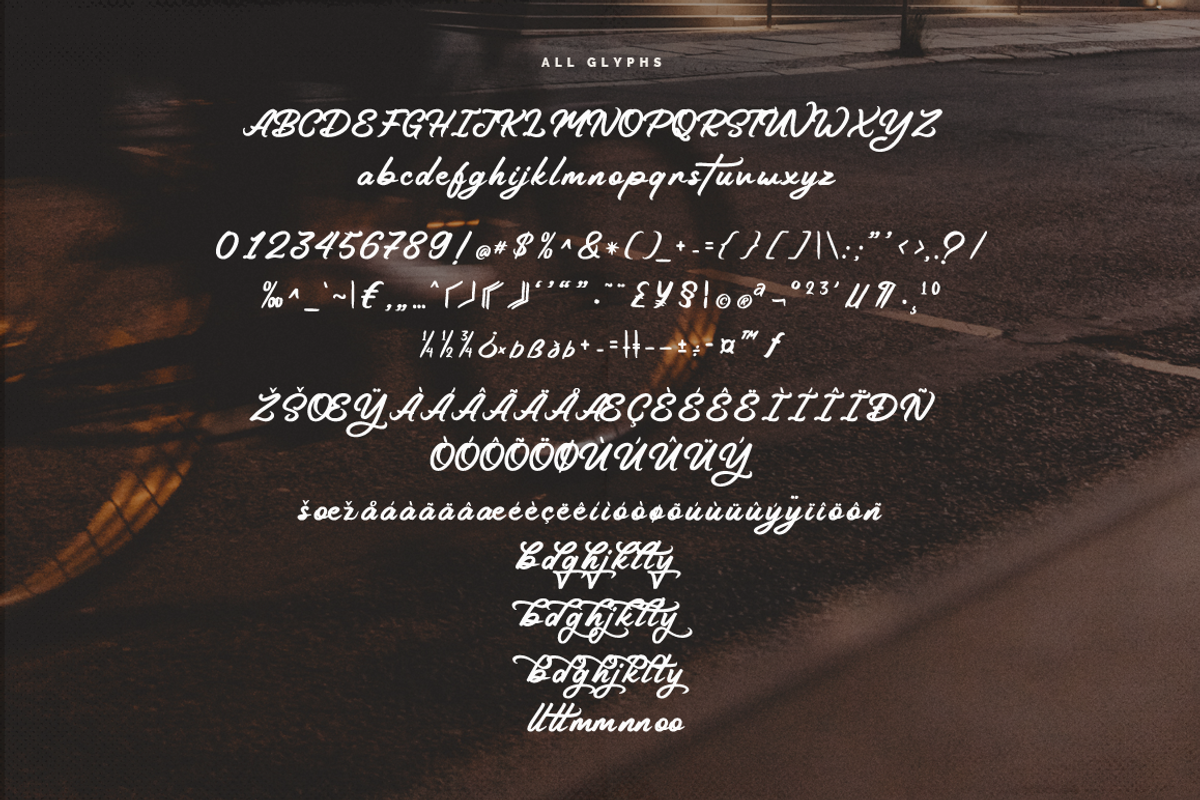 Road Stone - Handlettering Font, a Script Font by FHFont (Photo 5 of 9)