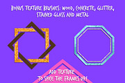 100 Procreate Frame & Border Stamps, a Brush Add-On by BrushBoy (Thumbnail 4 of 4)