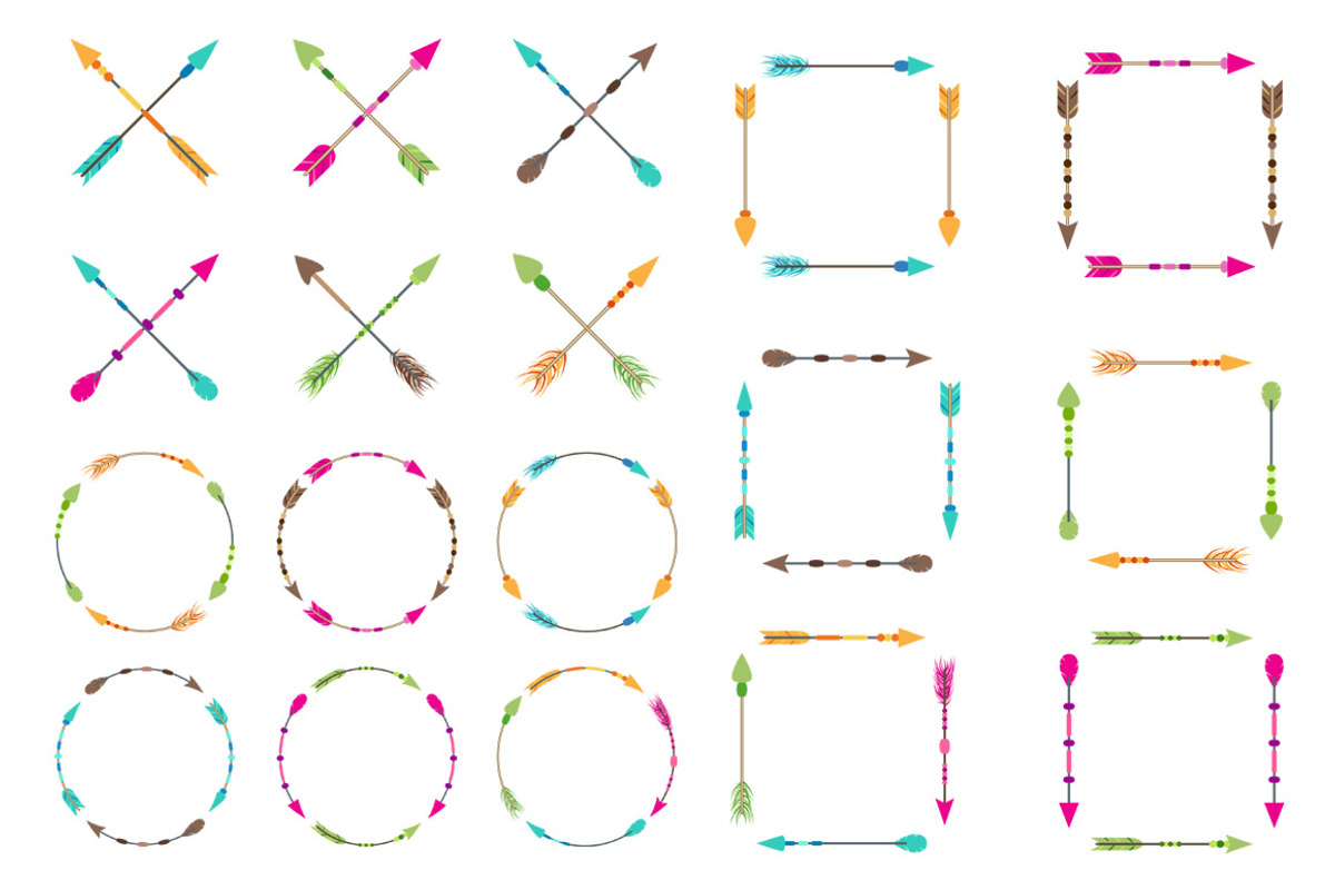 90+ Arrows Clipart Mega Bundle, a Decorative Illustration by The Digital Download Shop (Photo 5 of 7)