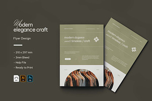 Modern Elegance Craft - Flyer, a Flyer Template by VUNIRA