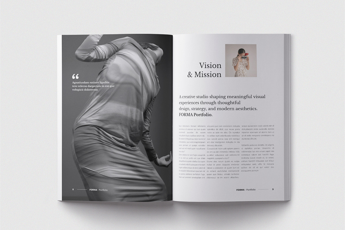 FORMA – Modern Portfolio Brochure, a Brochure Template by TemplateFolio-Shop (Photo 6 of 21)