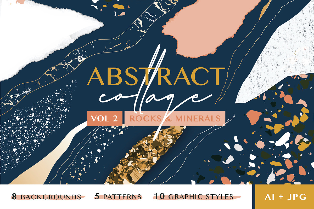 40% off - Abstract Collage BUNDLE, a Pattern Graphic by Anugraha Design (Photo 8 of 20)