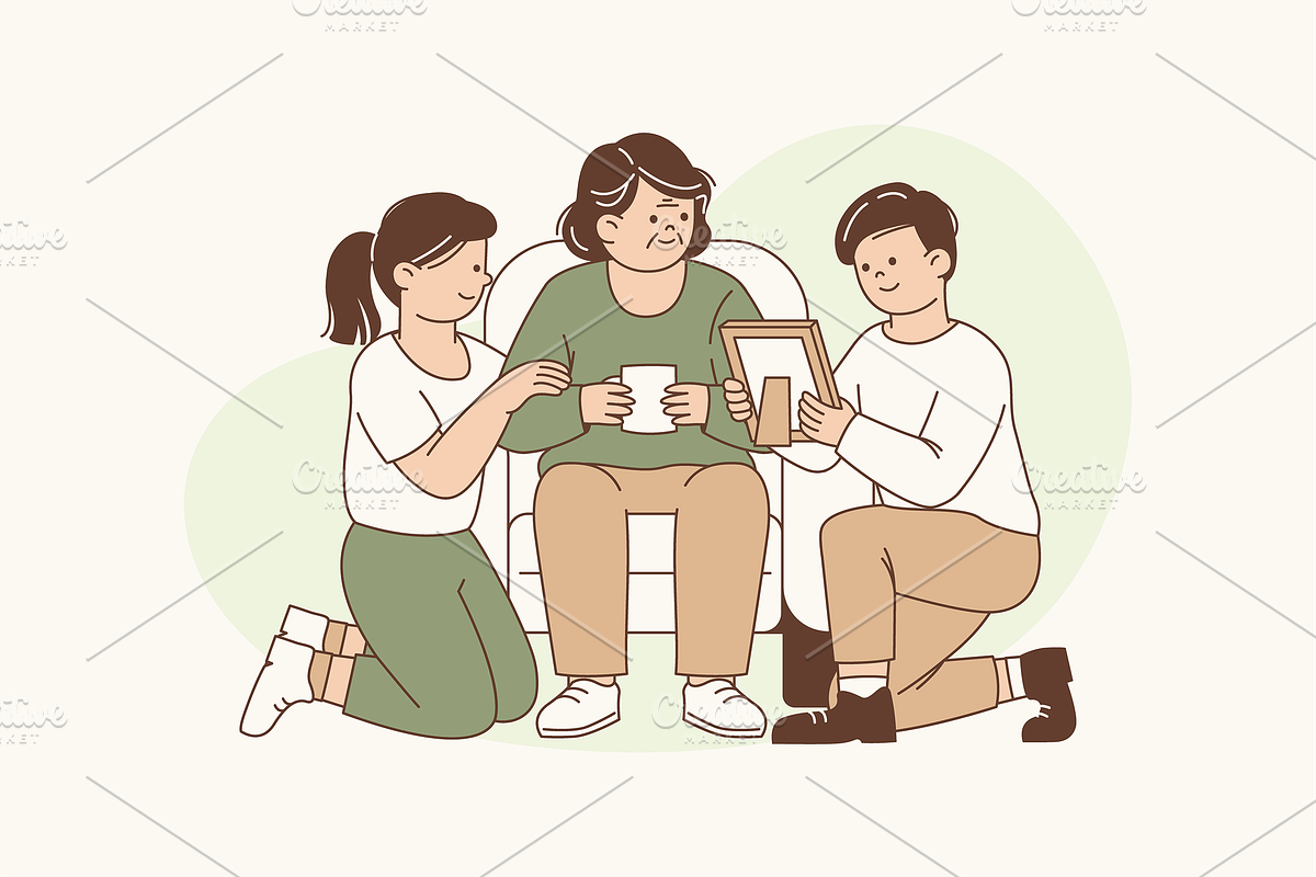 Vibrant Senior Life Illustration, an Object Graphic by Jump Studio (Photo 10 of 12)