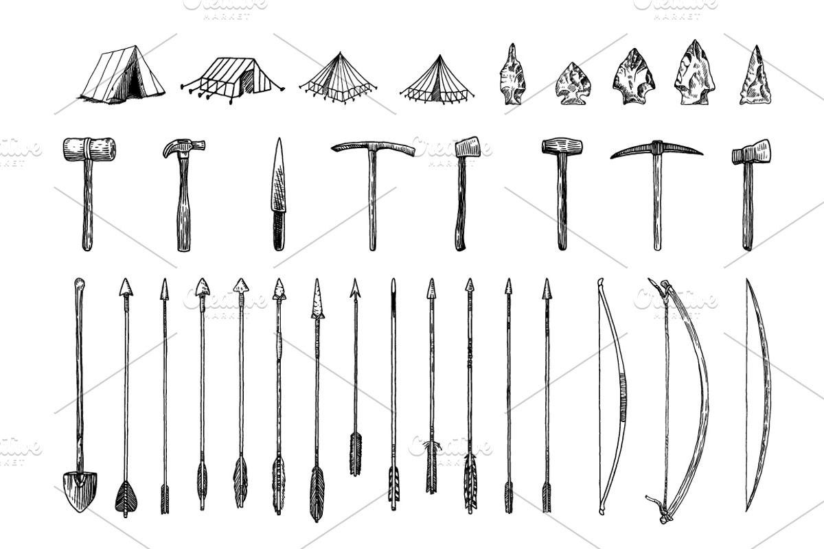 Rustic Clipart Volume 3 - AI PNG EPS, an Object Graphic by BirDIY Design (Photo 5 of 6)