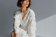 V-neck Long Sleeve Dress Mockup, a Shirt Mockup by 1001 mockups (Thumbnail 5 of 7)