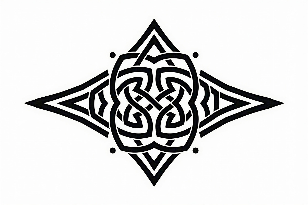 Celtic Knot Tribal Tattoo Bundle, an Illustration by Designs_River (Photo 4 of 9)