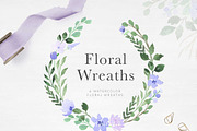 Violet Florals & Greenery Leaves, an Illustration by Momo Studio (Thumbnail 9 of 19)