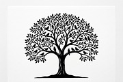Elegant dream tree silhouette design, a Healthcare Illustration by Amazin_art (Thumbnail 18 of 43)