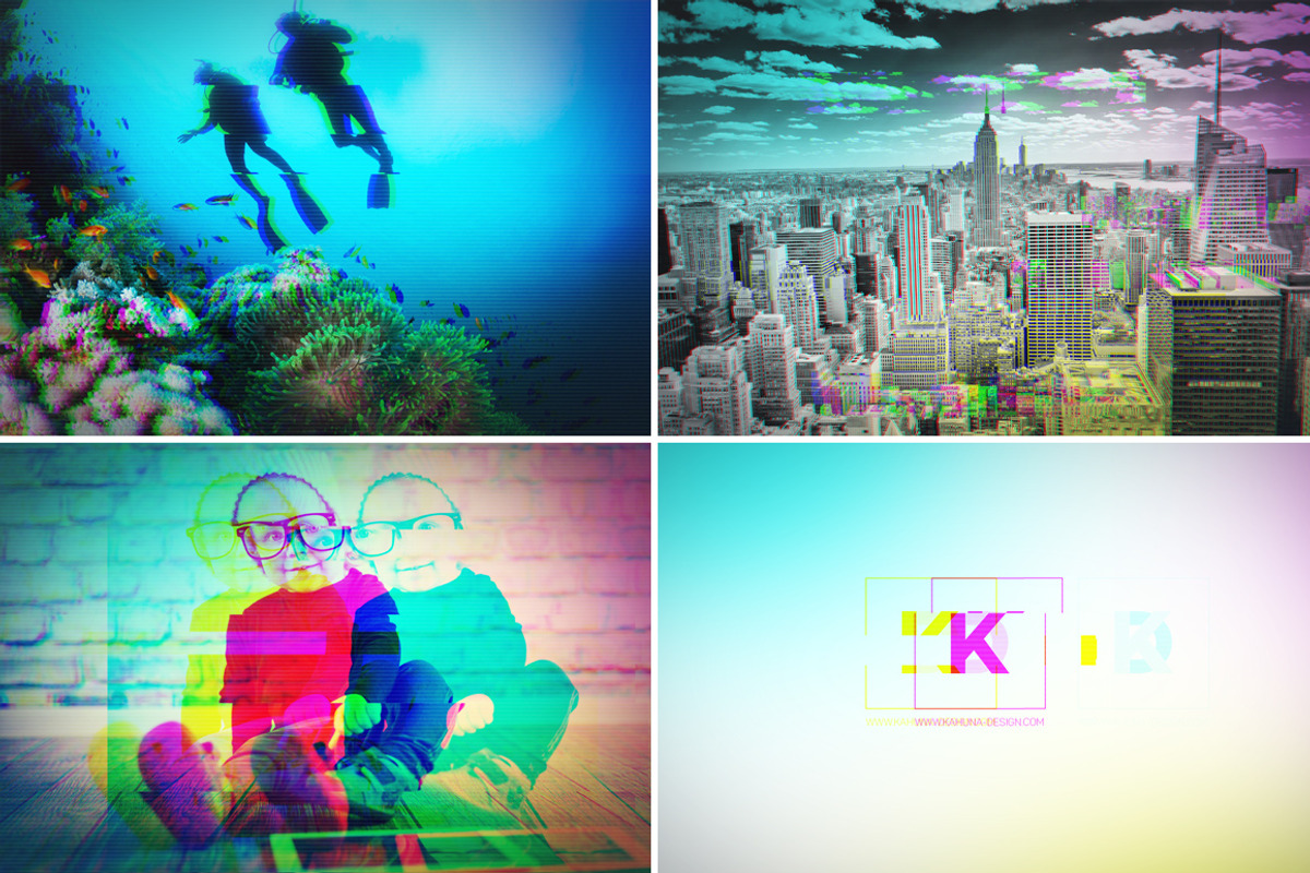 Glitch effect with GIF animation, an Action Add-On by Kahuna Design (Photo 5 of 6)