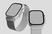 Smartwatch Mockup Pack, a Wearable Device Mockup by Neermana (Thumbnail 10 of 12)