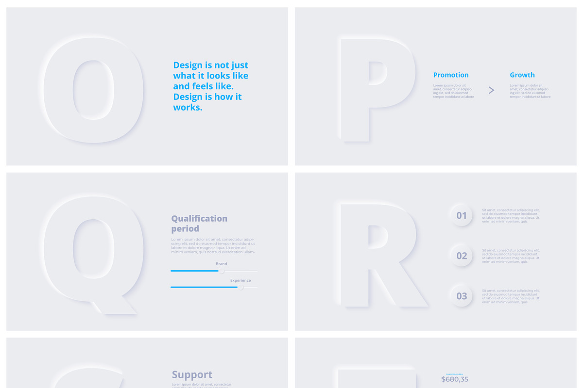 Neumorphic PowePoint Presentation, a Presentation Template by Abert (Photo 13 of 22)