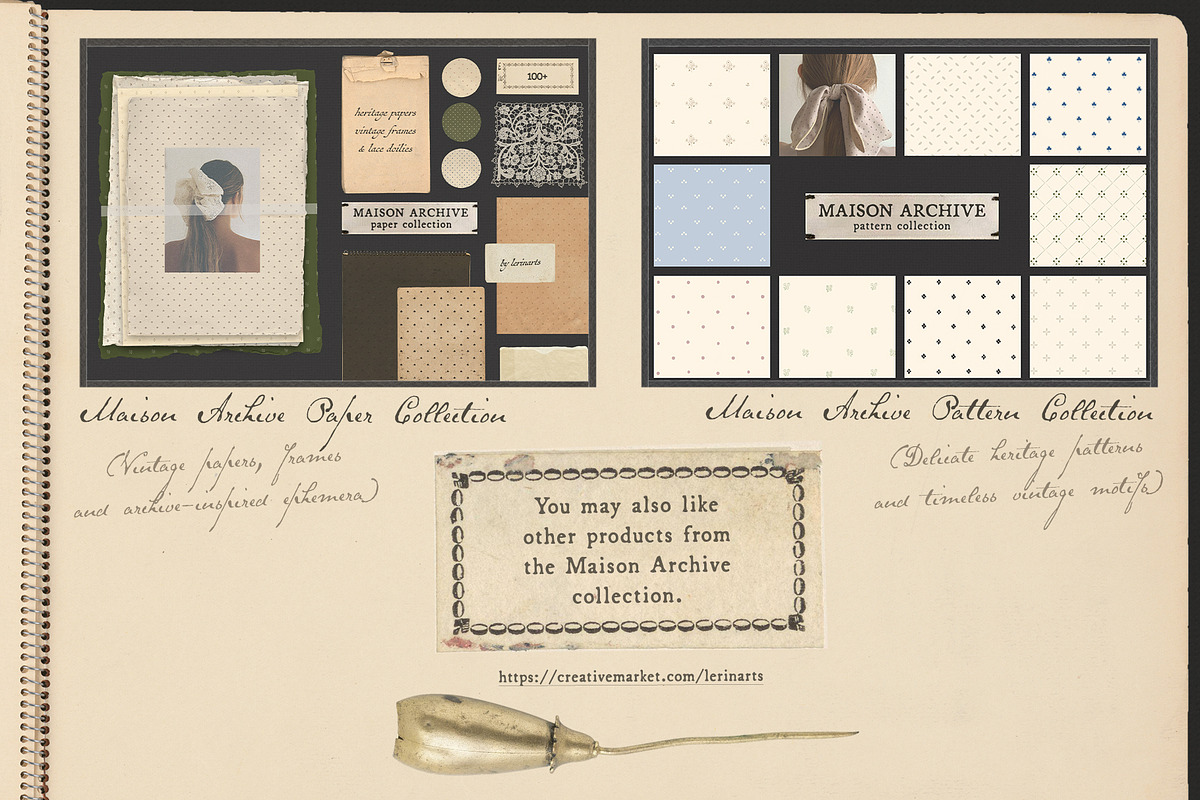 Maison Archive Collage Collection, an Object Graphic by lerinartstudio (Photo 11 of 11)