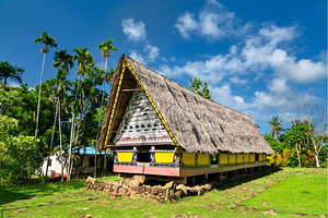 Airai Bai, a traditional meeting, an Architecture Photo by Leonid Andronov