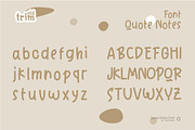 Quote Notes Quirky Handwritten, a Sans Serif Font by TrimStudio (Thumbnail 8 of 8)