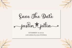 Juslia Sophia - A Unique Script Font