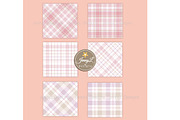 Coquette Plaid Digital Paper Set, a Pattern Graphic by JennyL Designs (Thumbnail 4 of 6)