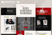 Business Coach Showit Website, a Websites & App Template by Superhero Design Co. (Thumbnail 4 of 7)