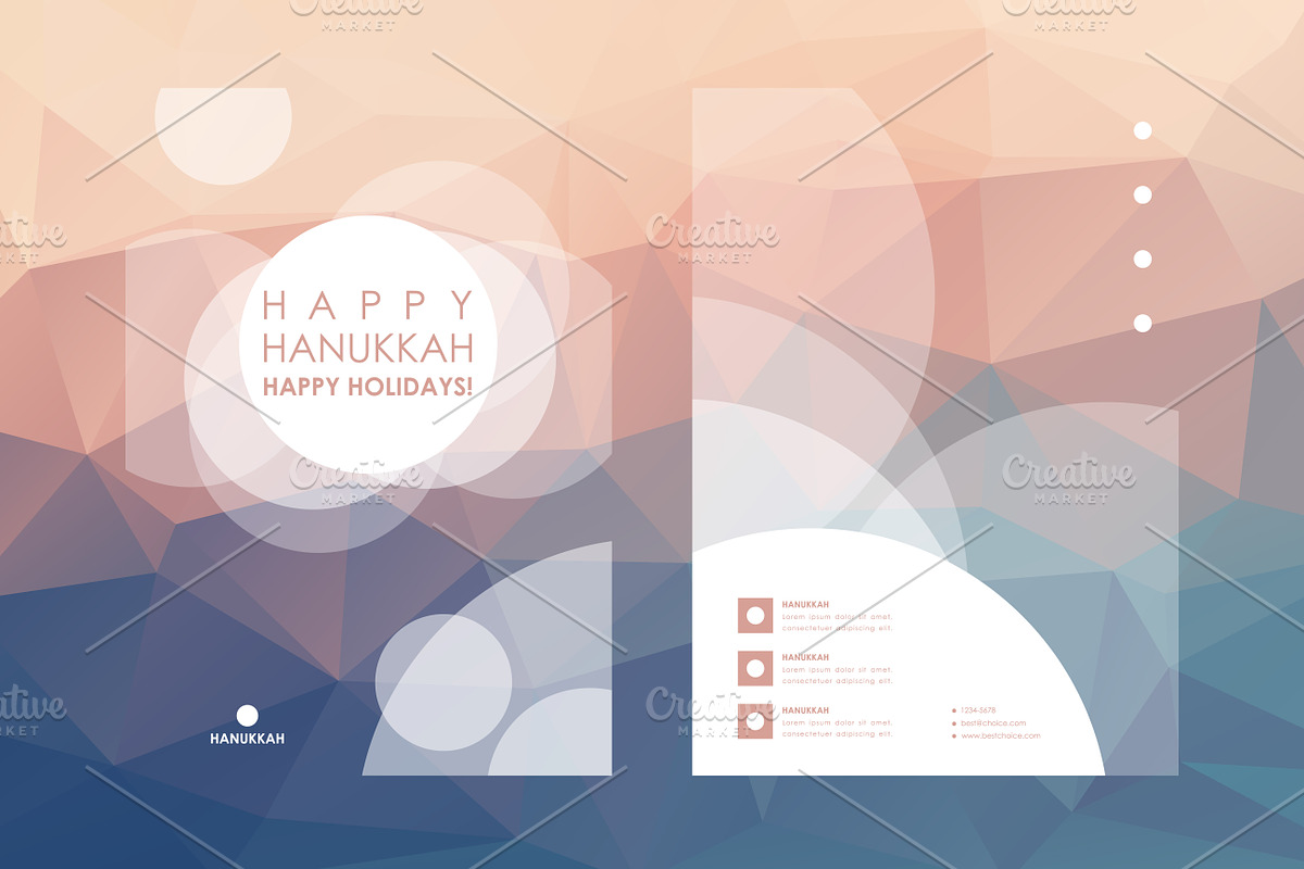 Hanukkah. 9 Brochure Templates, a Brochure Template by Palau (Photo 8 of 10)