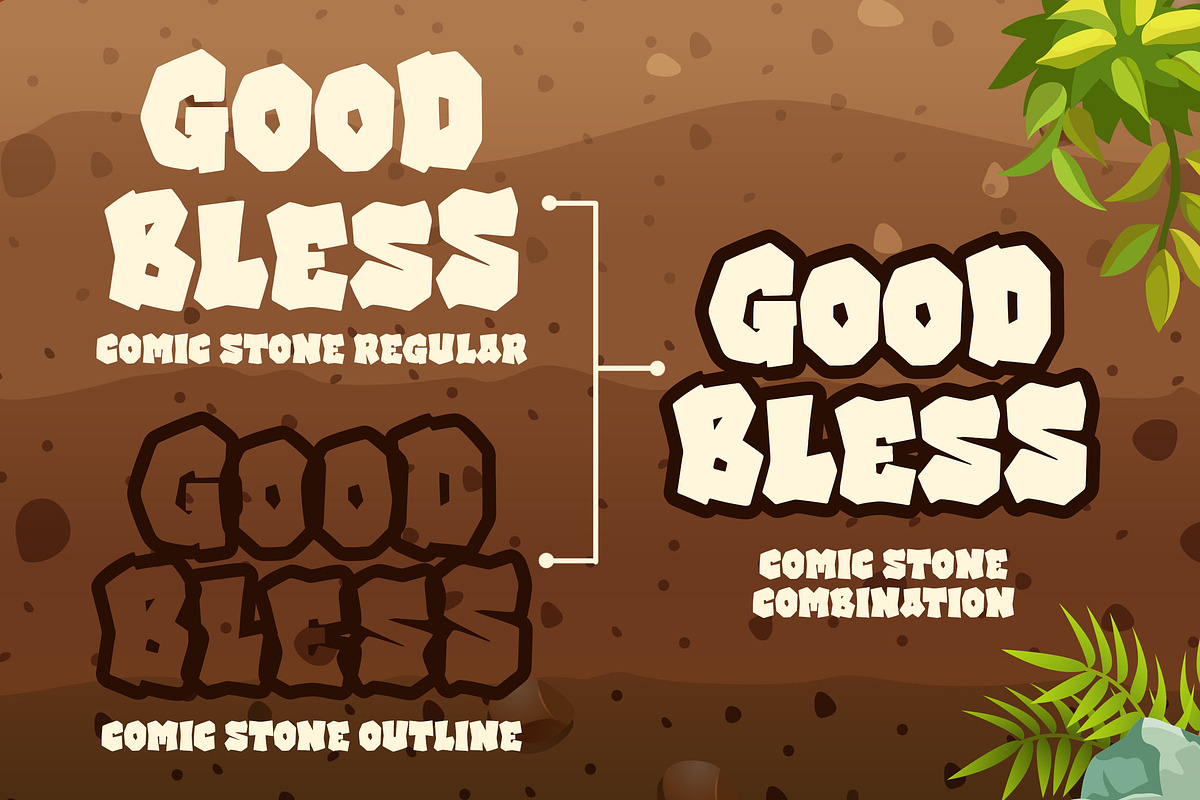 Comic Stone a Bouncy Playful Font, a Font by Blankids Studio (Photo 5 of 7)