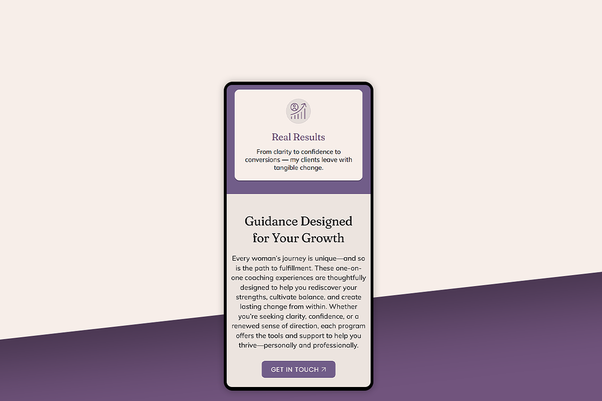 Life Coach Wix Studio Template, a Wix Template by Kitteeh (Photo 10 of 20)