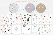 Christmas bunny - watercolor set, a Seasonal Illustration by LeriaArt watercolor (Thumbnail 7 of 9)