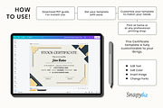 Certificate of Stock Canva Template, a Card Template by Snapybiz (Thumbnail 9 of 10)