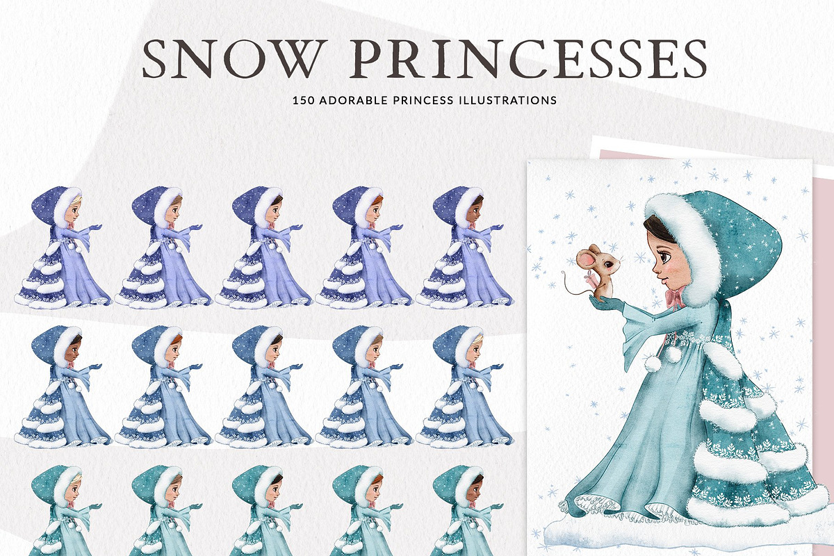 Enchanted Christmas Illustrations, a Graphic by Pretty Little Lines (Photo 7 of 21)