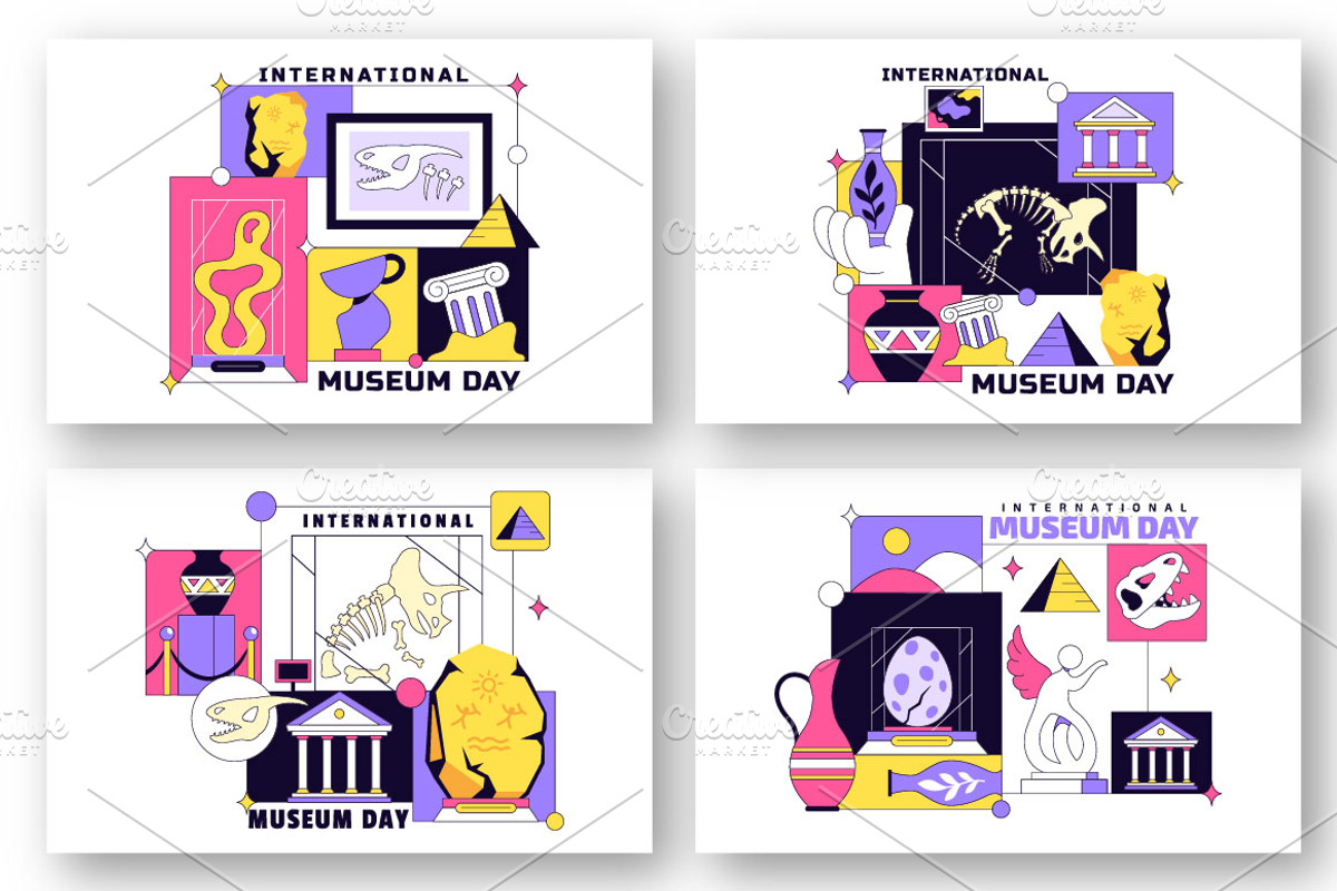 10 International Museum Day, an Object Illustration by denayunebgt (Photo 2 of 4)
