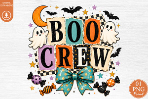 Boo Crew Halloween Sublimation, a Seasonal Illustration by Rose Art