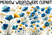 Meadow wildflowers Clipart, an Illustration by Designworld (Thumbnail 1 of 8)