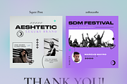 AESTHETIC - Instagram Templates, a Social Media Template by FLYERHIVE (Thumbnail 7 of 7)