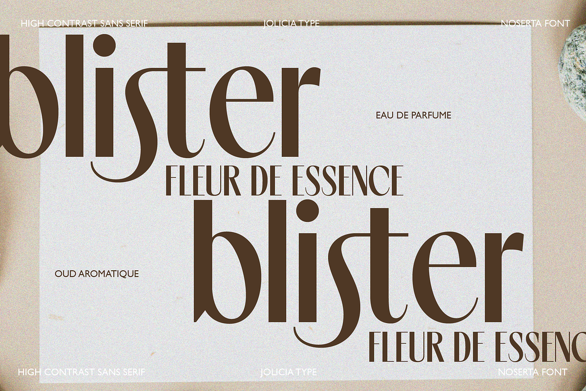 Noserta | Modern Sans, a Sans Serif Font by Jolicia Type (Photo 9 of 14)