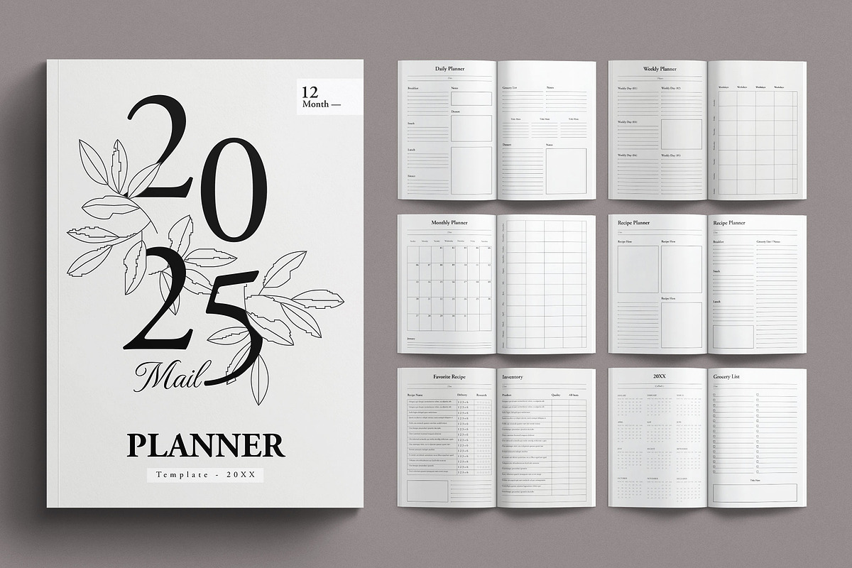 Planner Template, a Brochure Template by E-Type (Photo 1 of 8)